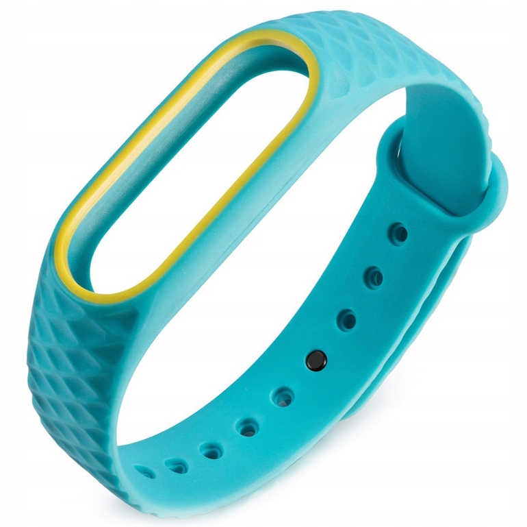 

Xiaomi MI BAND2 opaska zamienna Błękitno-żółta