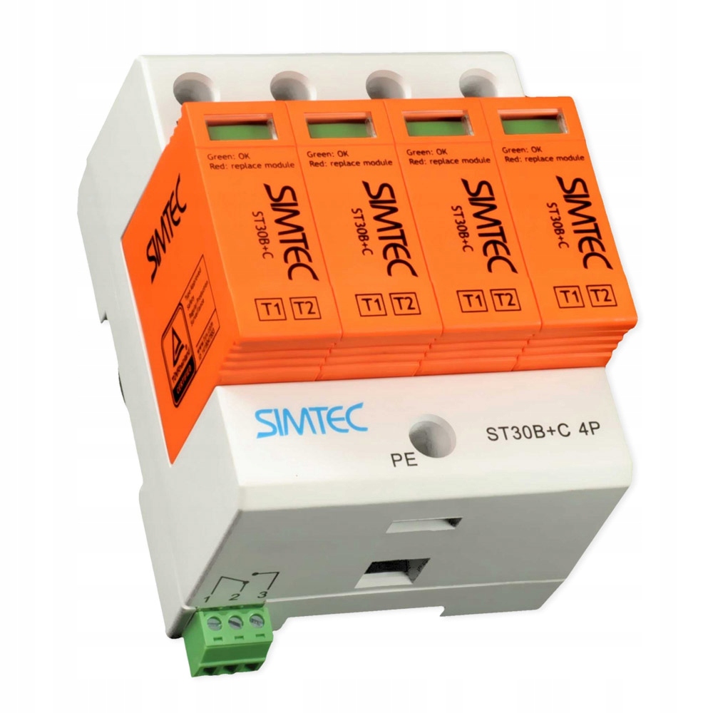 

Simtec Ogranicznik przepięć B+c 4P 30kA ST30B+C/4