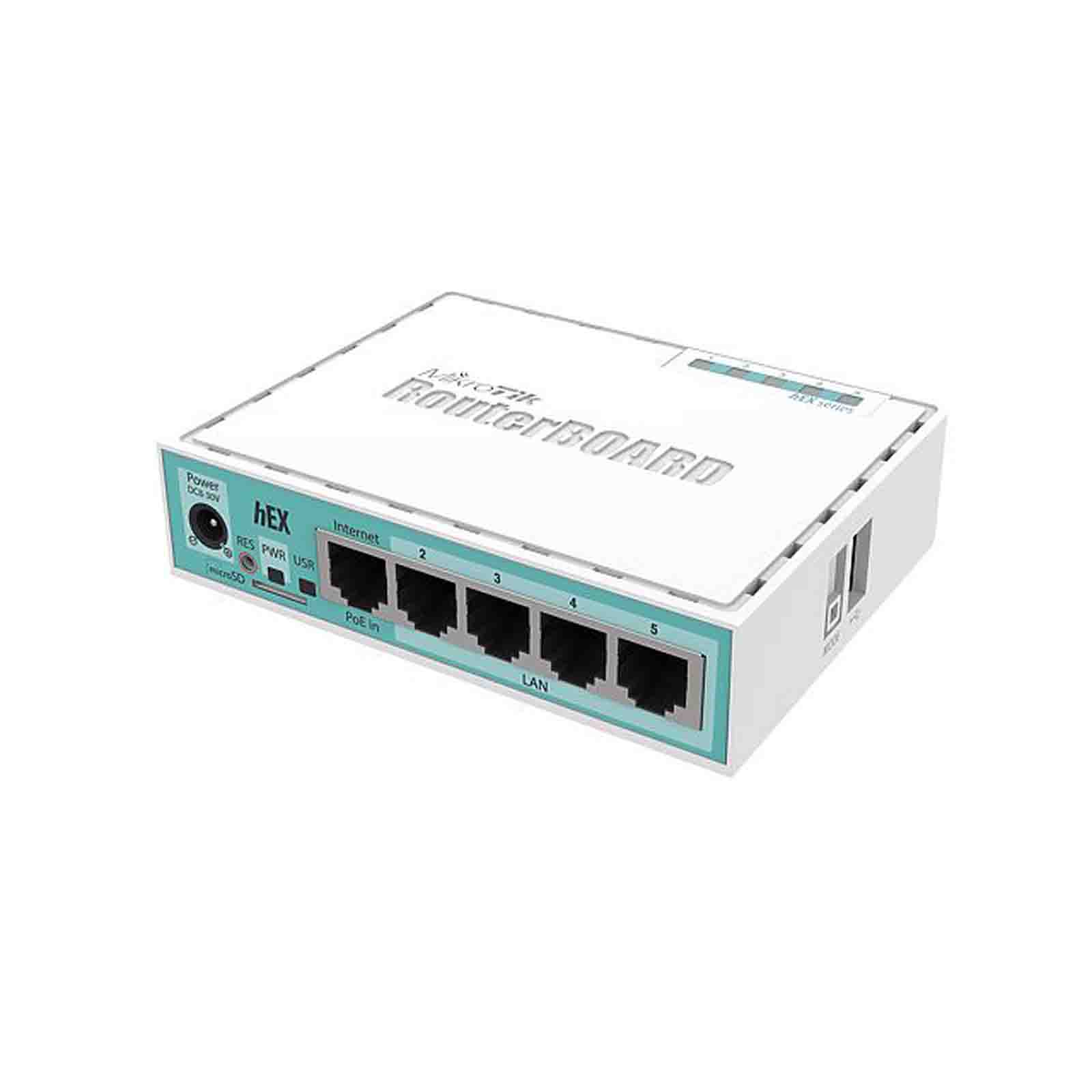 

MikroTik RouterBoard hEX (RB750Gr3)