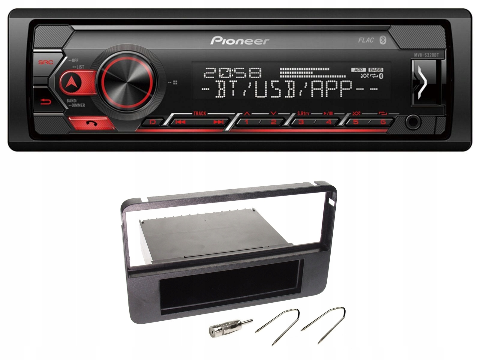 Pioneer MVH-S320BT Bluetooth autorádio MP3 Alfa Romeo 159 Brera
