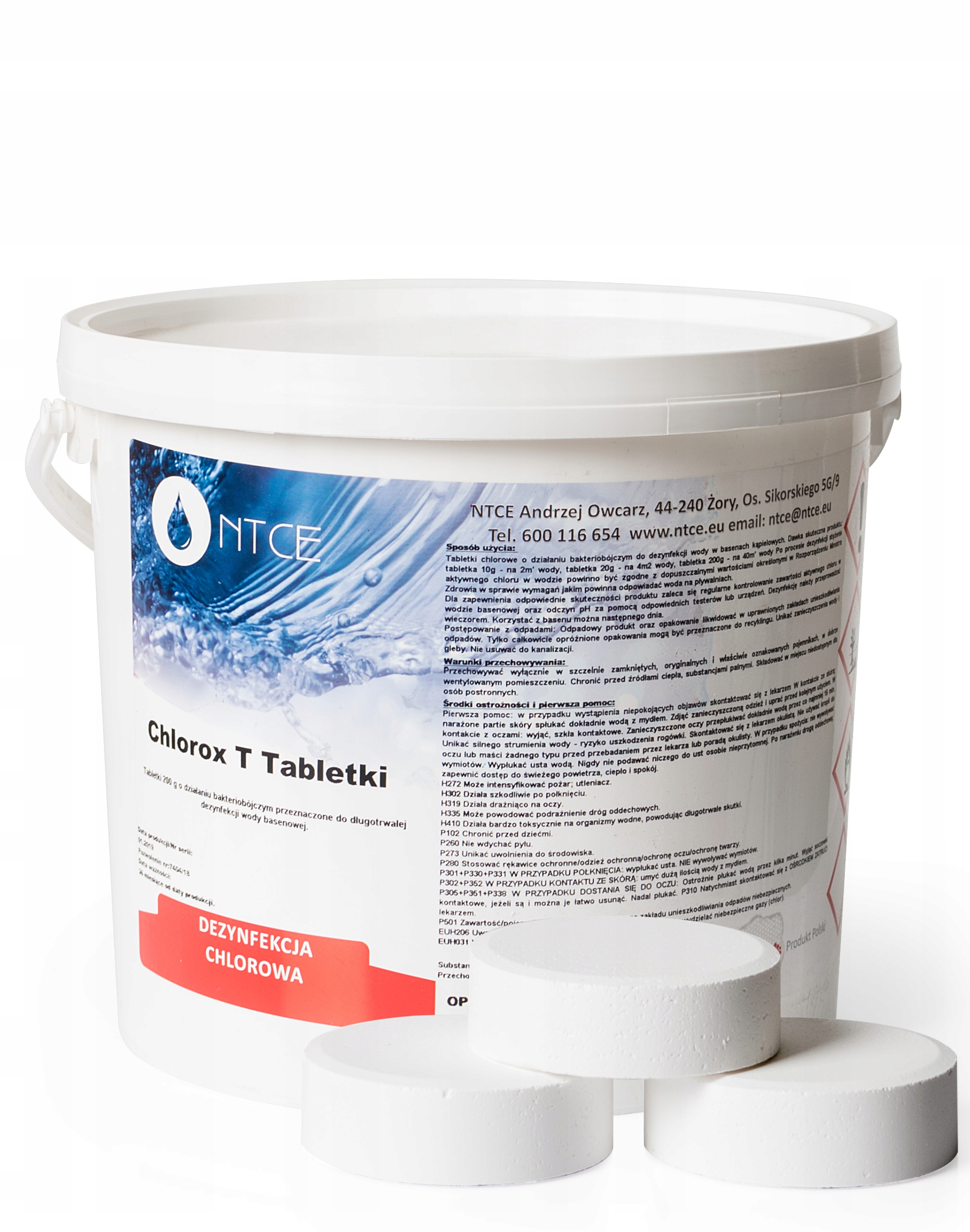 

Chlor Tabletki Chlorowe Chlorox T 200g Ntce 5kg