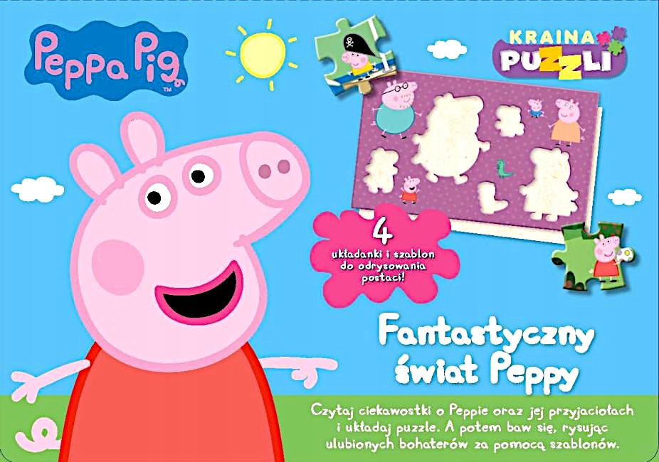 

Świnka Peppa Kraina Puzzli 4 Układanki D-X