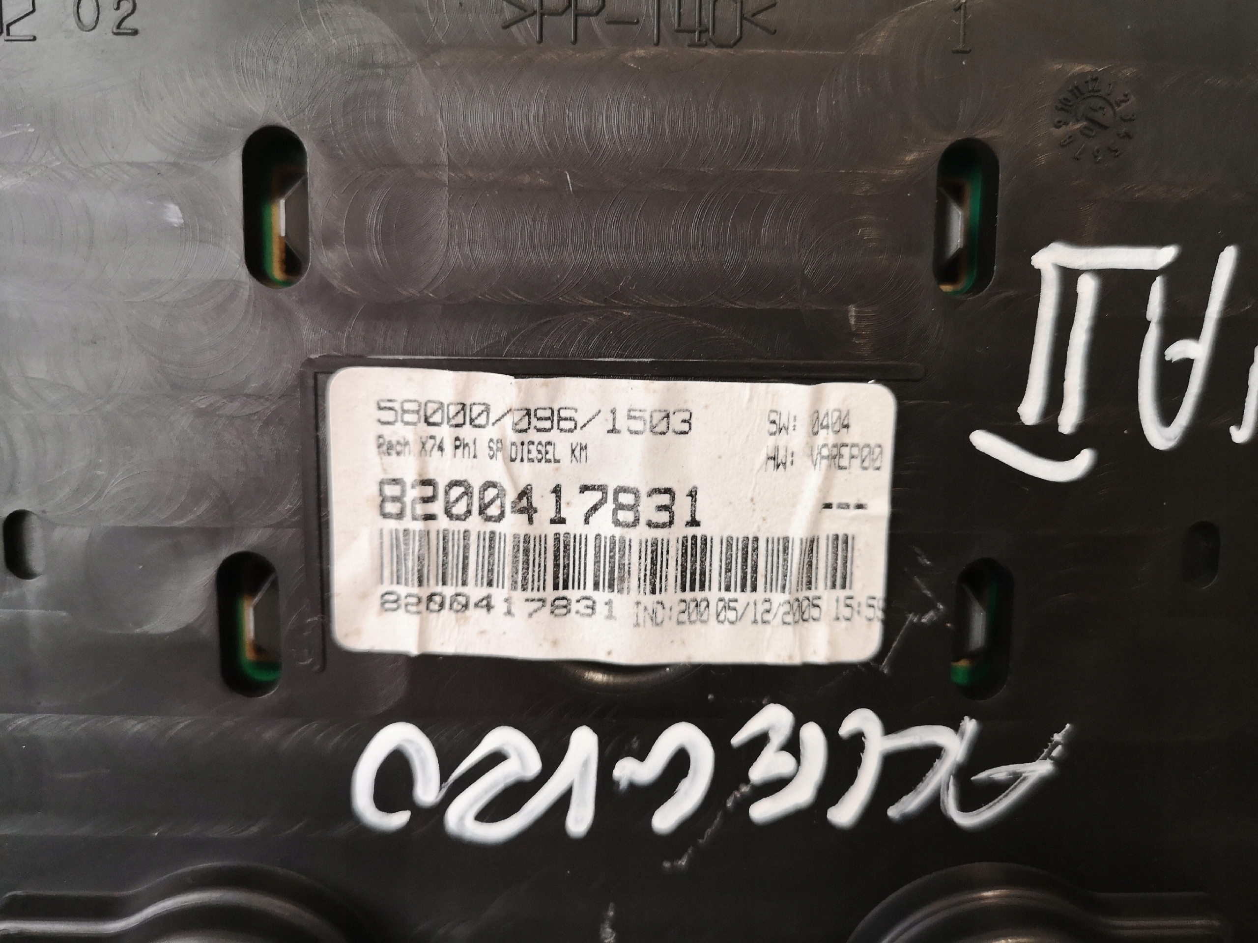 спидометр часы renault LAGUNA II 8200417831