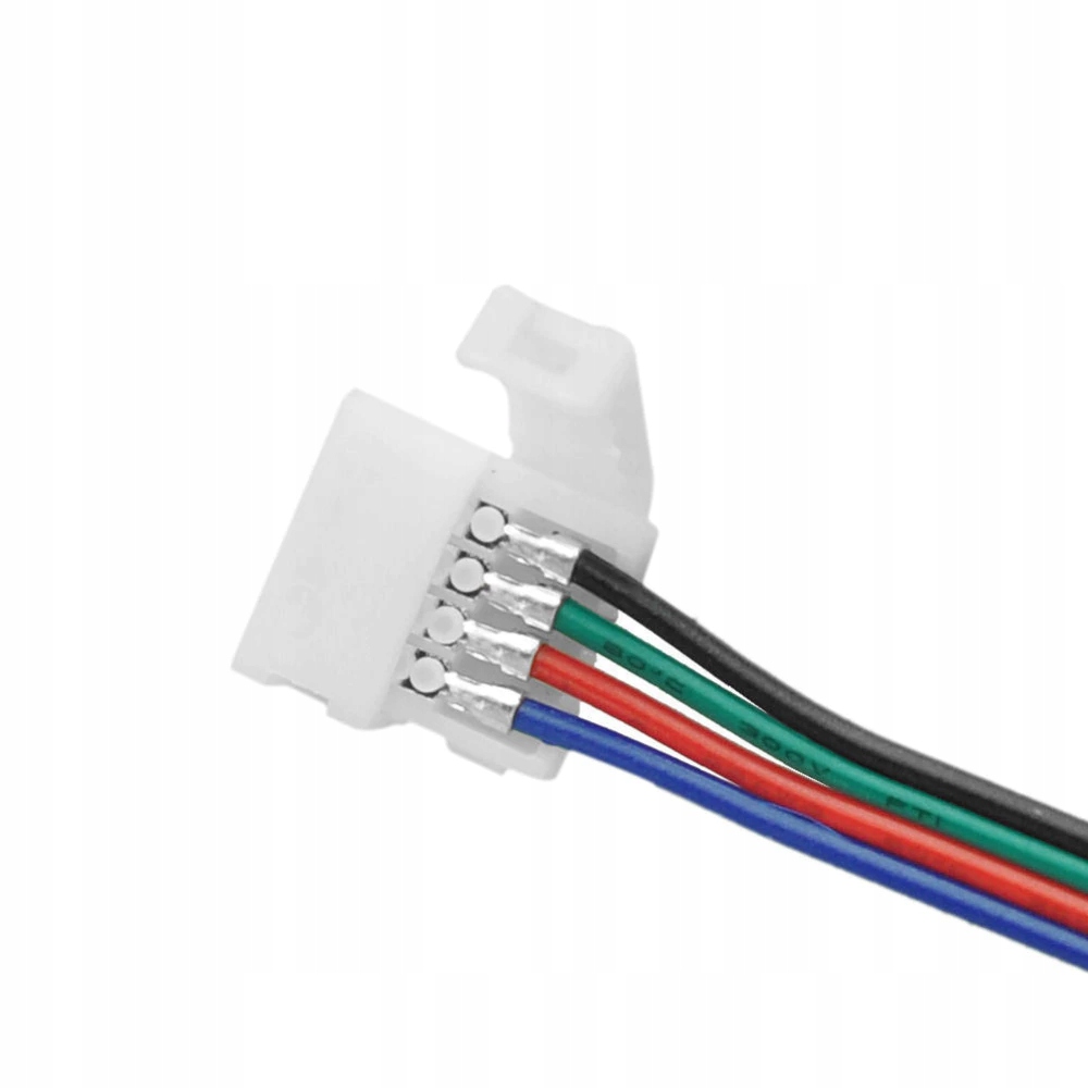 ZŁĄCZKA PODWÓJNA ŁĄCZNIK TAŚMA LED RGB 4PIN 10mm Długość 0.17 m