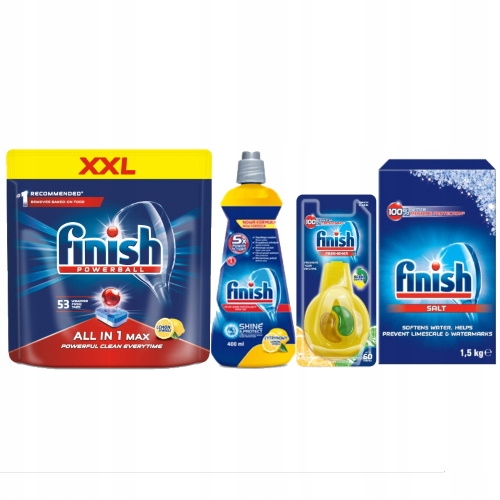 

Finish Zestaw All in 1 Max 53 Tab Płyn Sól Zapach