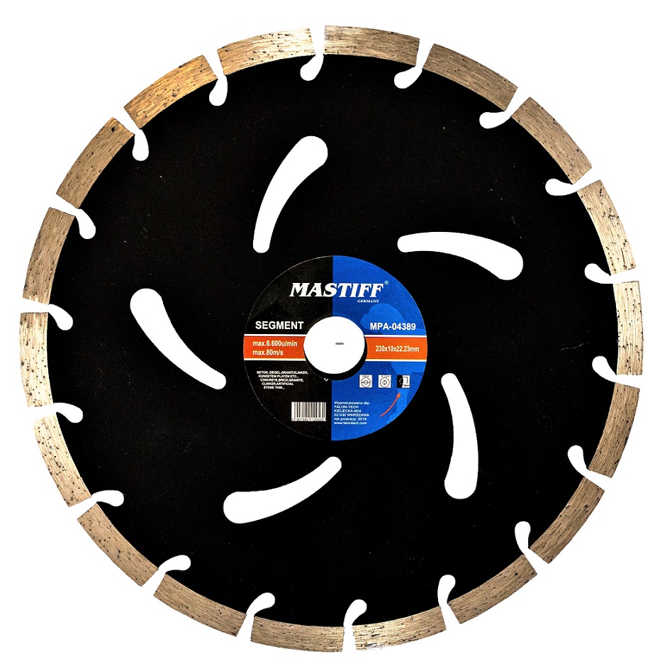 

Tarcza Diamentowa 230 MM Betonu Kostki Mastiff cz