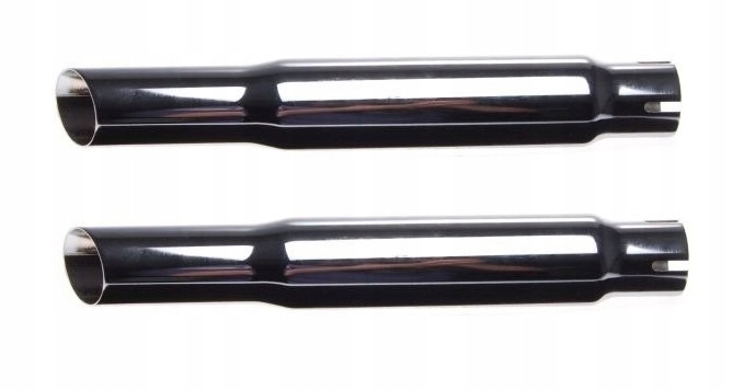 AW8013 - Глушники 2шт хром 40 кафе Custom SCRAMBLER BOBBER