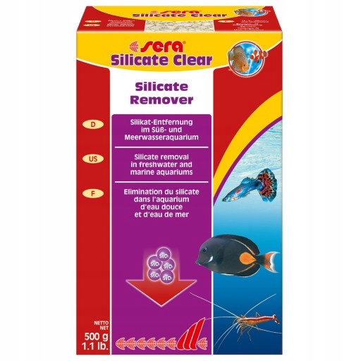 

Sera Silicate Clear na silicaty okrzemki krzemiany