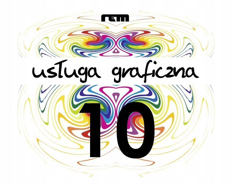 

Projektowanie nadruków usługa graficzna 10 Rem