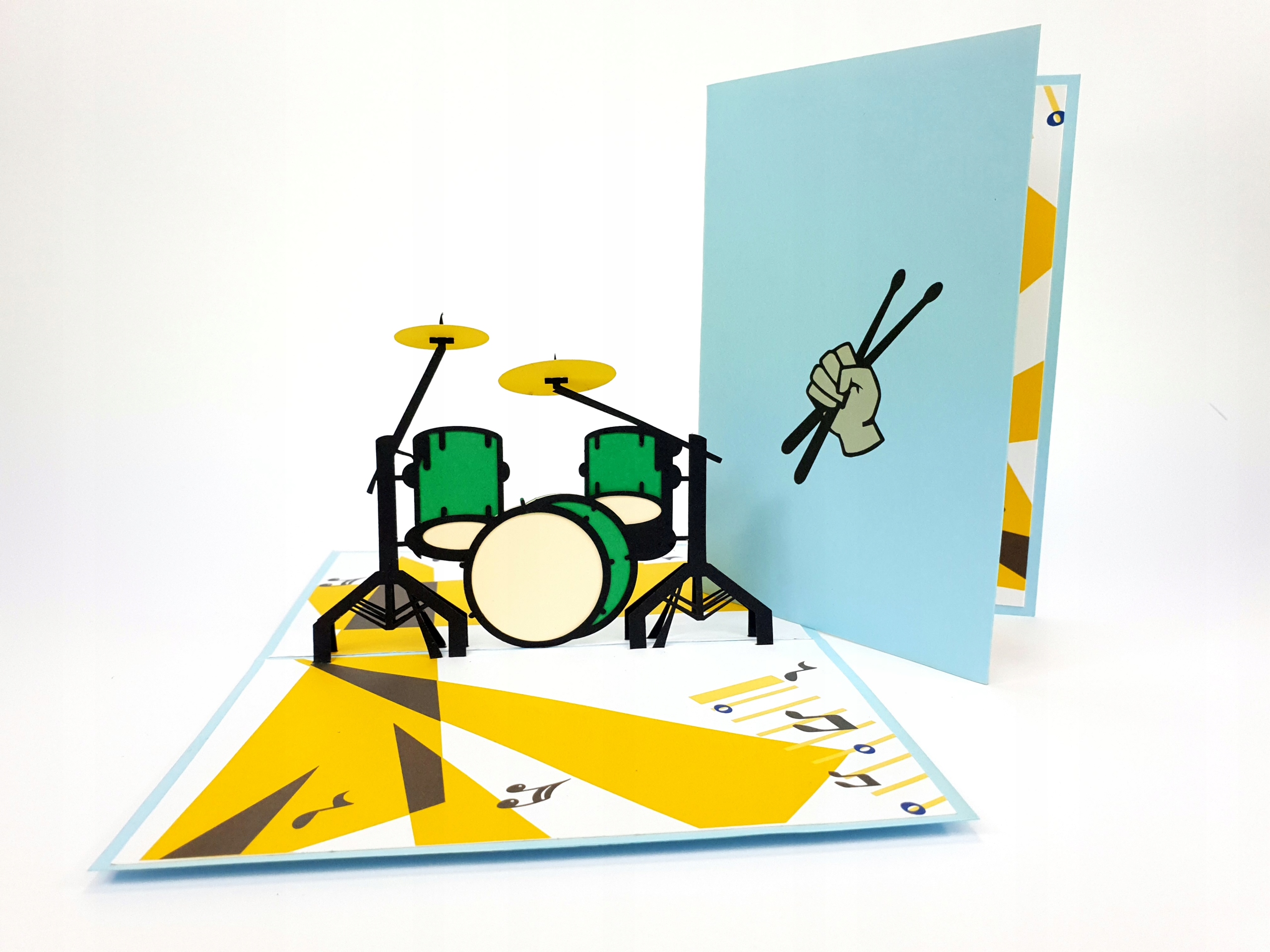 Perkusný set, 3D karta, Bicie, Hudba