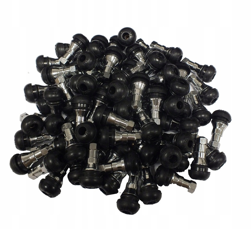 Ventil Chromovaný Krátký TR412 Premium komplet 100x