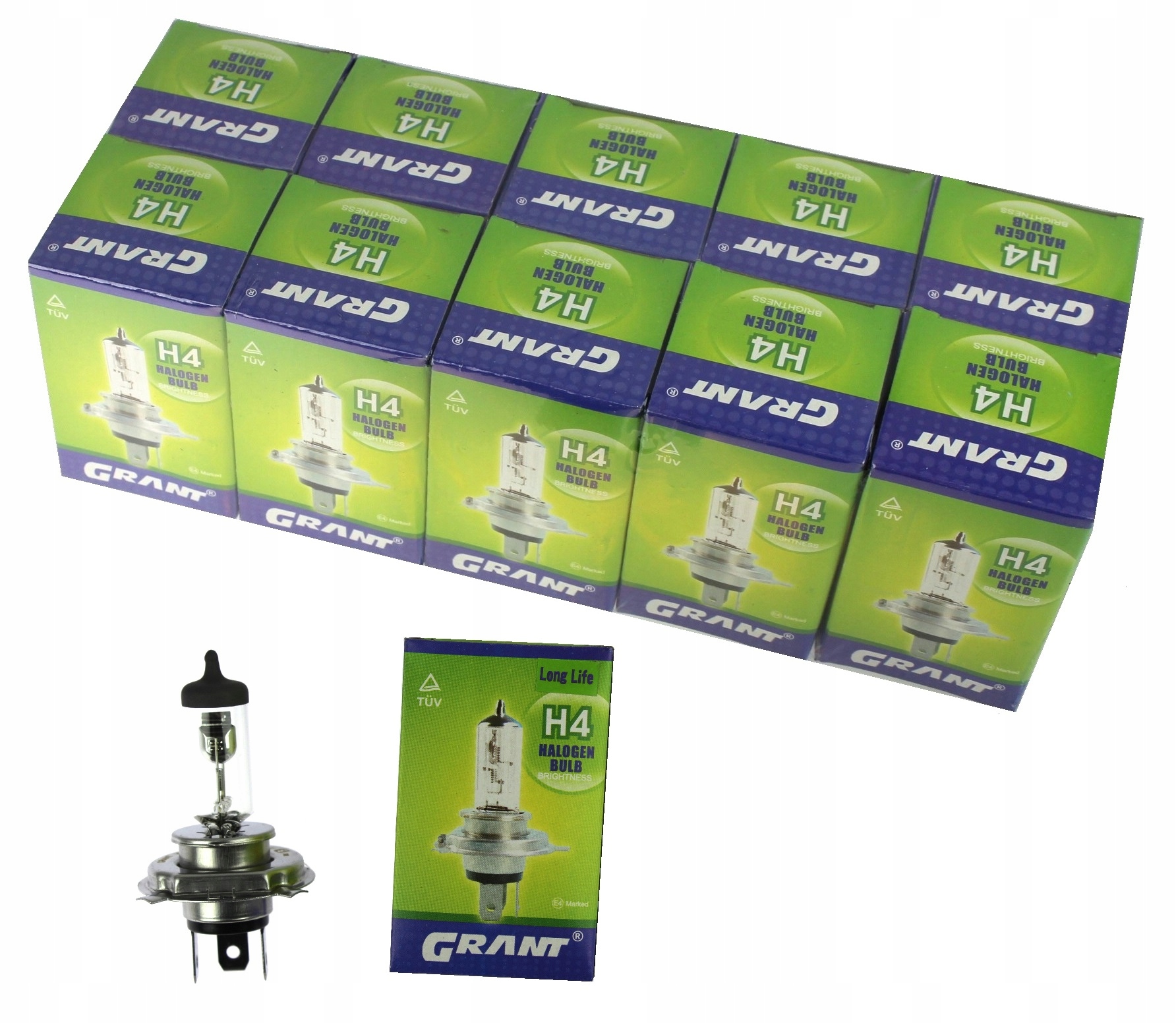

Żarówka Halogenowa H4 12V 60/55W Long Life 10szt.