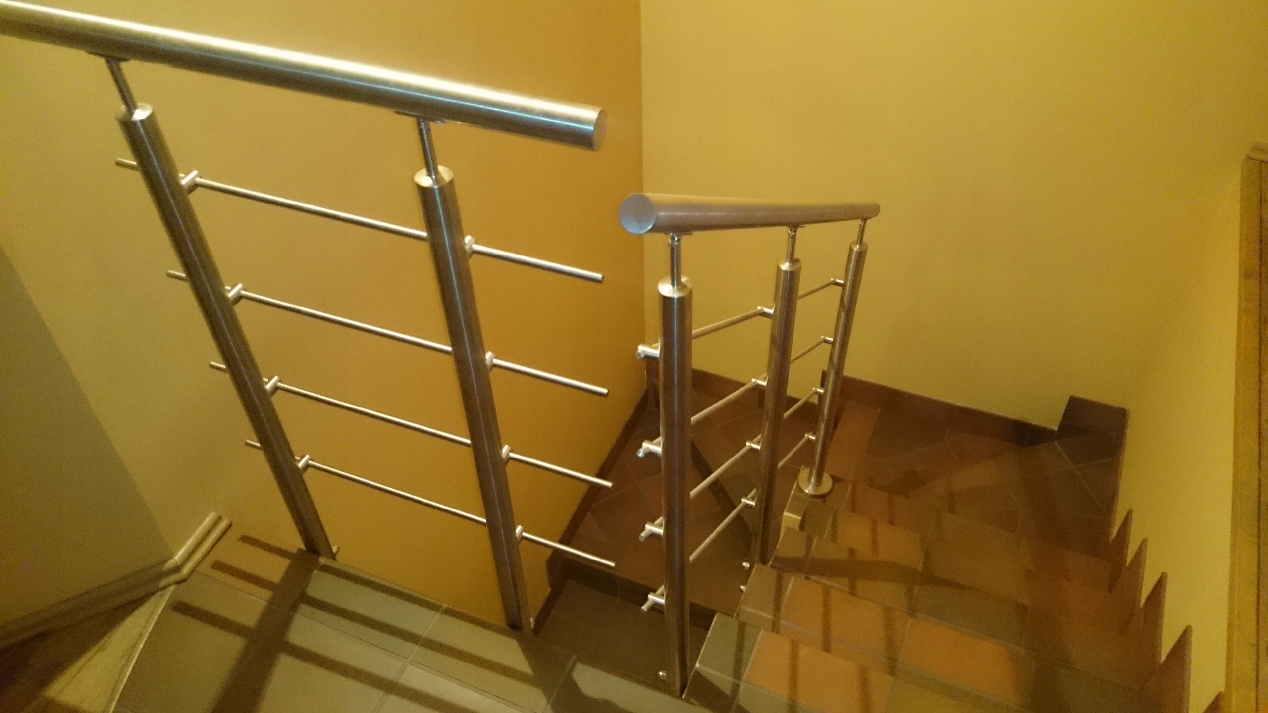 Ограждение из нержавеющей 304 стали закольцованный поручень