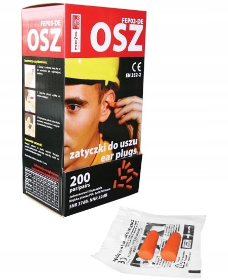 ZATYCZKI STOPERY DO USZU OSZ KARTON