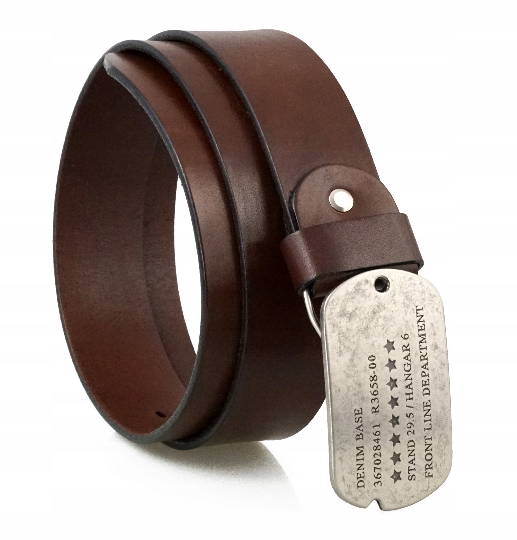 PASEK DO SPODNI SKÓRZANY 4CM NIEŚMIERTELNIK 110