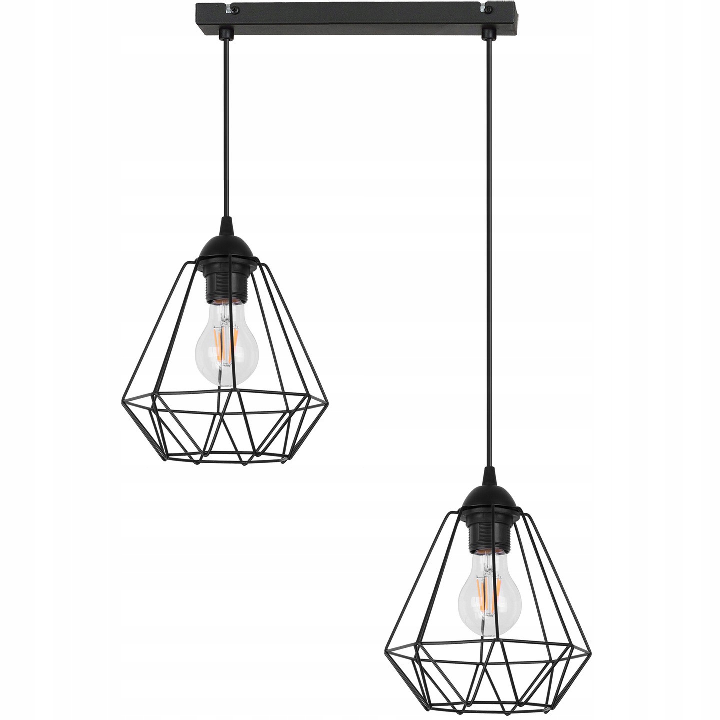 

Sufitowa Lampa Wisząca Diament Loft Edison Led