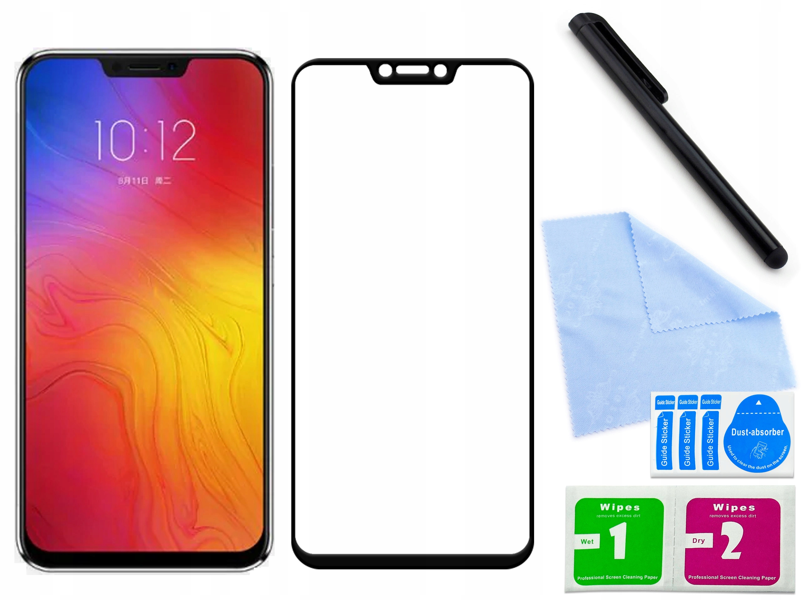 

Szkło 3D 9H, curved, do Lenovo Z5 Czarne