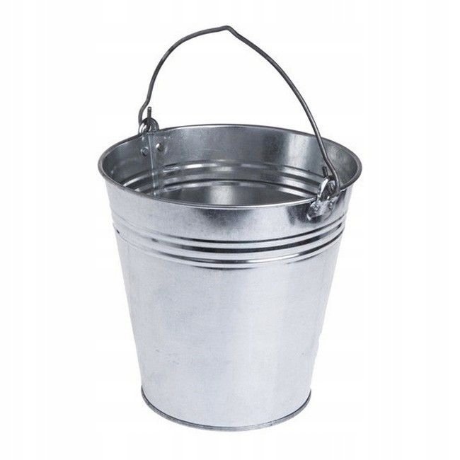 

Wiadro Ocynkowane,metalowe 12 L