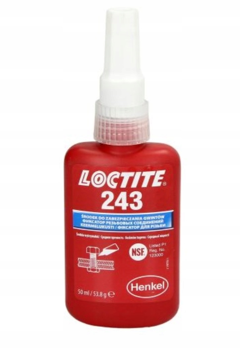 KLEJ LOCTITE 243 DO ZABEZPIECZENIA GWINTOW 50 ml