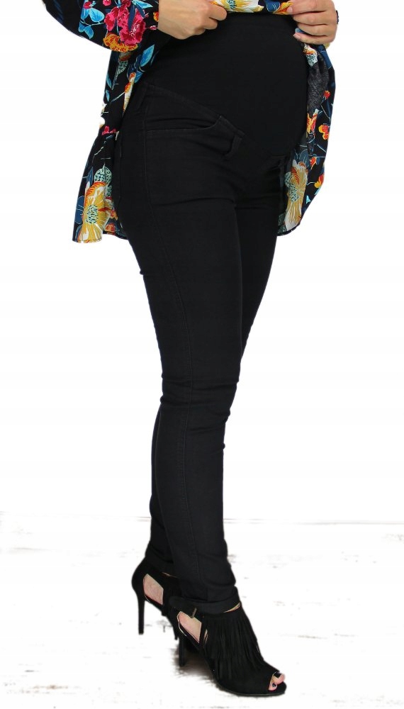 novinka Jeansy Knihové Rurki černá M