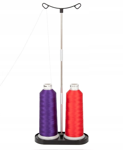 

Stojak na 2 duże szpule nici do maszyny hafciarki