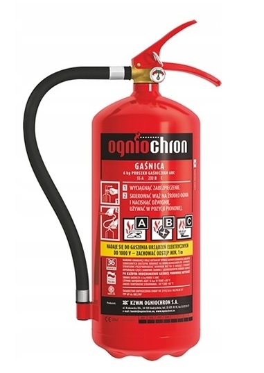 

Gaśnica Proszkowa 6 Kg Ogniochron