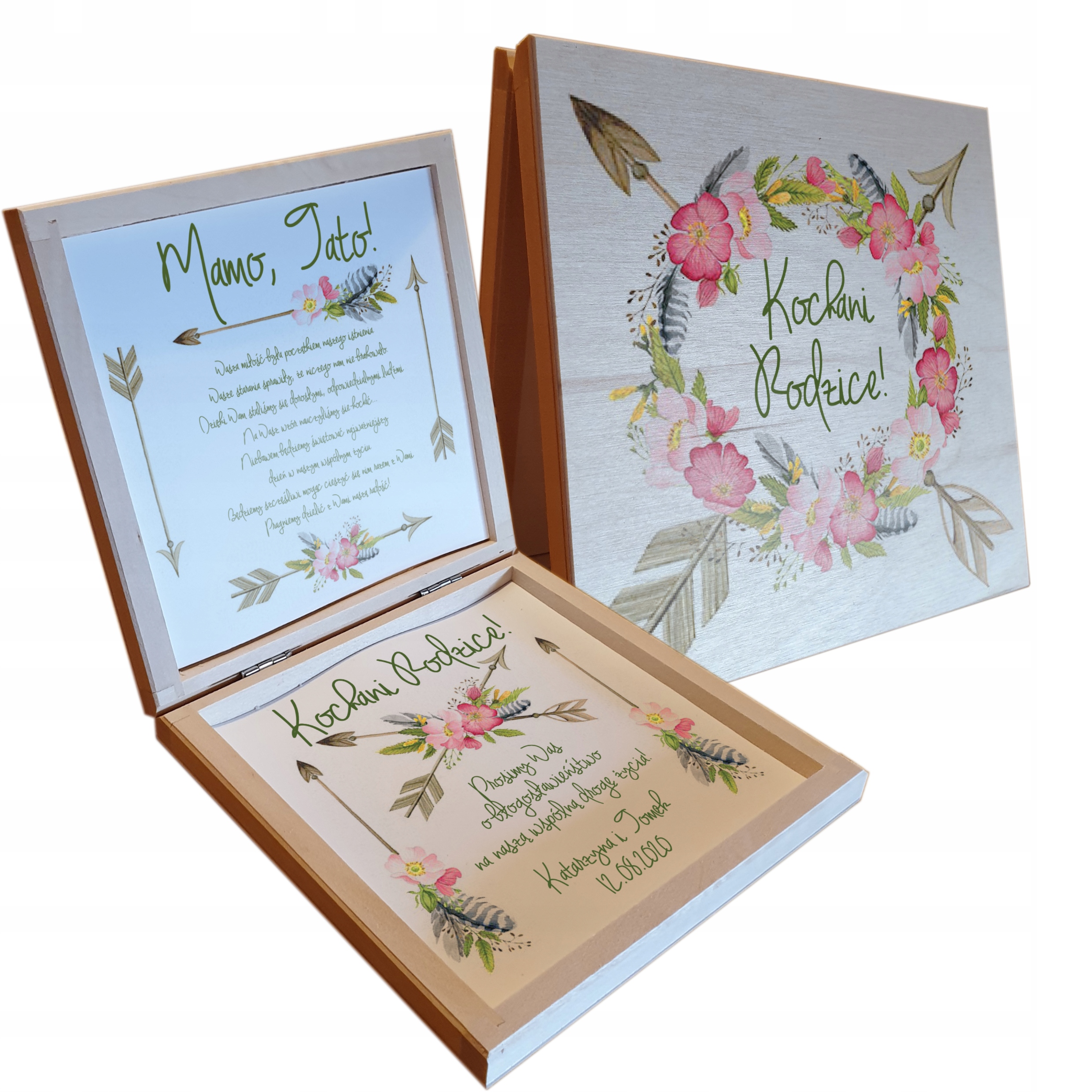 B1 BOHO ZAPROSZENIE DLA RODZICÓW BŁOGOSŁAWIEŃSTWO