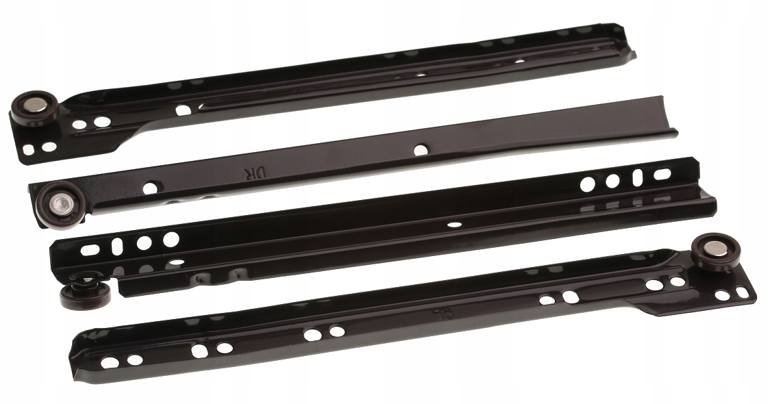 PROWADNICA ROLKOWA L 250 mm BRĄZOWA DO SZUFLADY