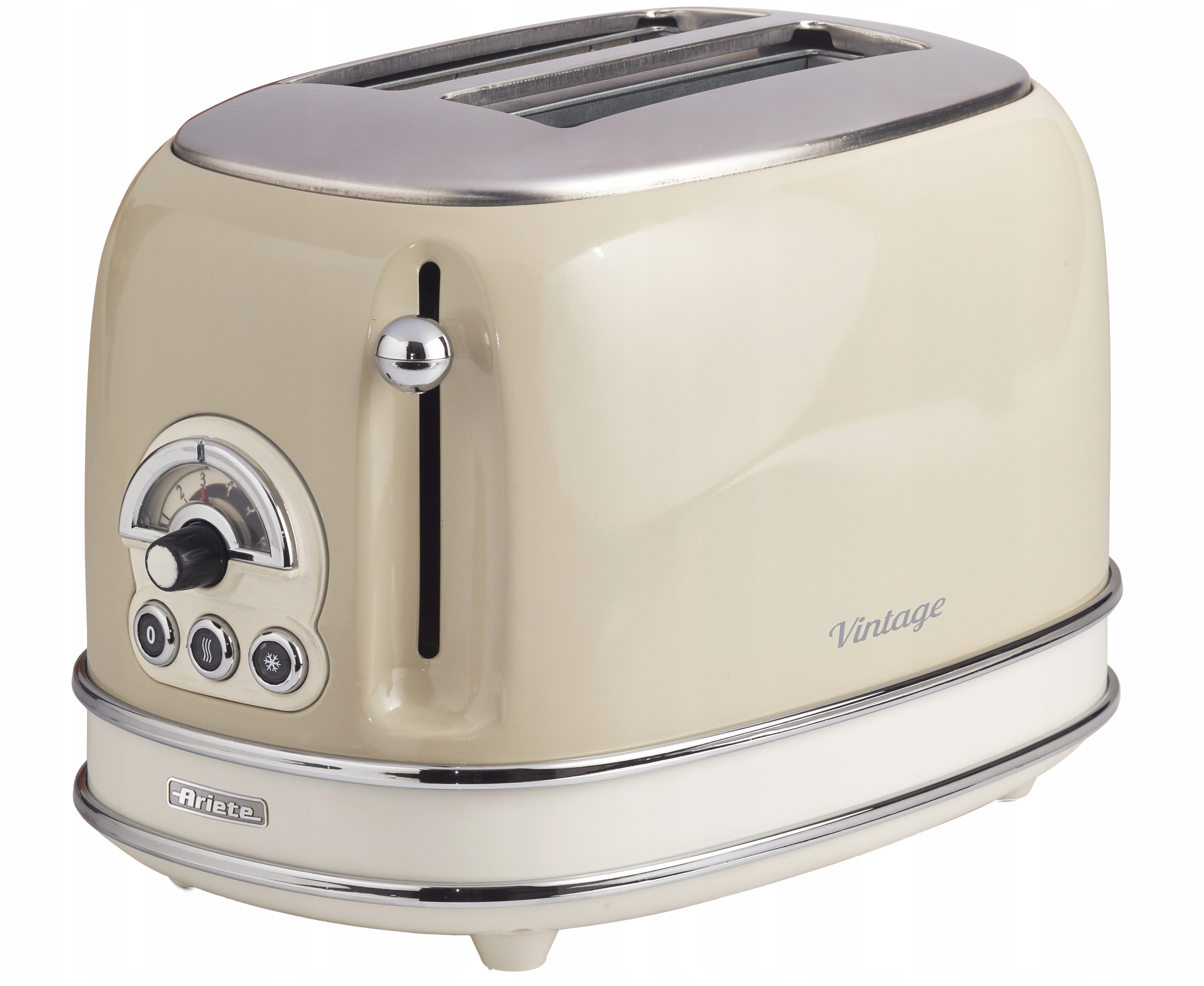 Toster Ariete 155/03 Vintage Retro 6 Stopni opiekania Beżowy 810W