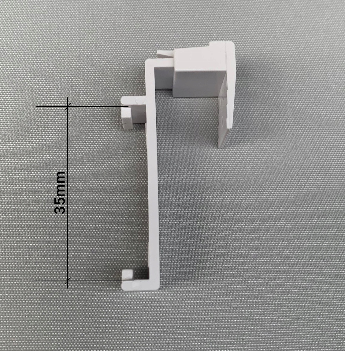 Uchwyt do rolety Haczyk wieszak PCV dzień noc 1szt Rodzaj haczyk