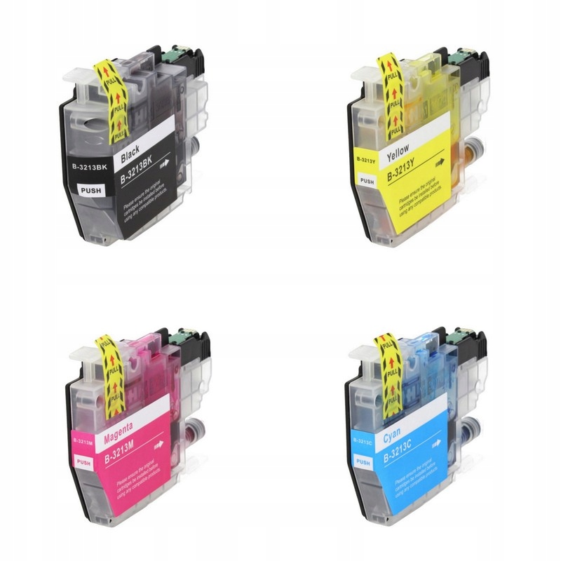

4x Tusz Do Brother LC3213 DCP-J572DW DCP-J772 Kpl