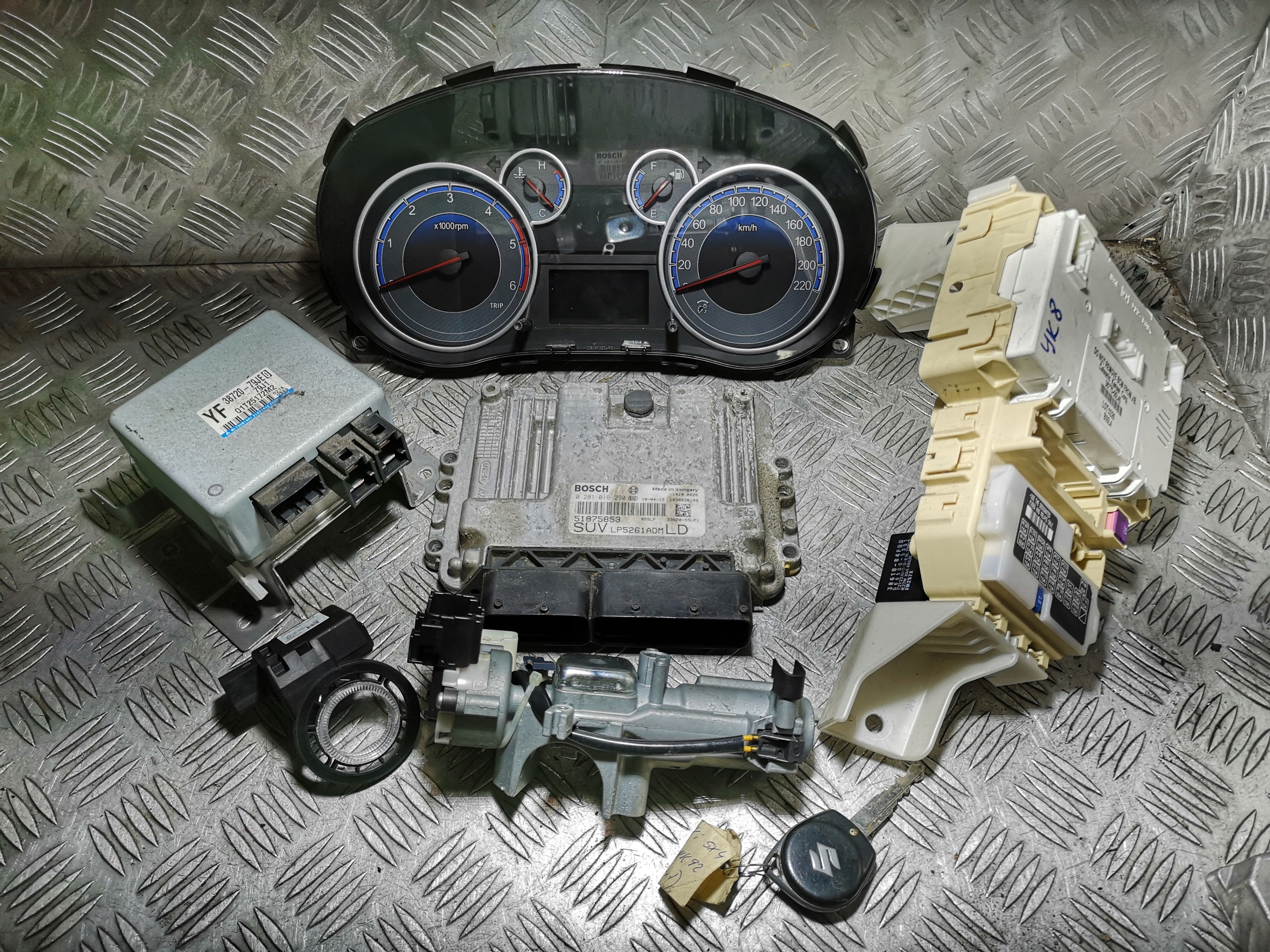 ZESTAW STARTOWY KOMPUTER SUZUKI SX4 2.0 DDIS