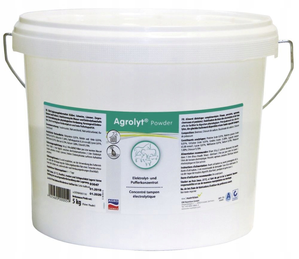

Agrolyt 5Kg suplement dla cieląt świń jagniąt