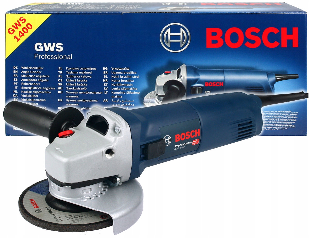 

Szlifierka Kątowa 1400W 125mm Gws 1400 Bosch