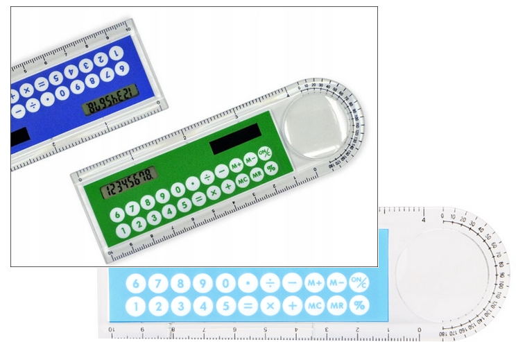 LINIJKA + kalkulator + lupa Kod producenta 130-188256