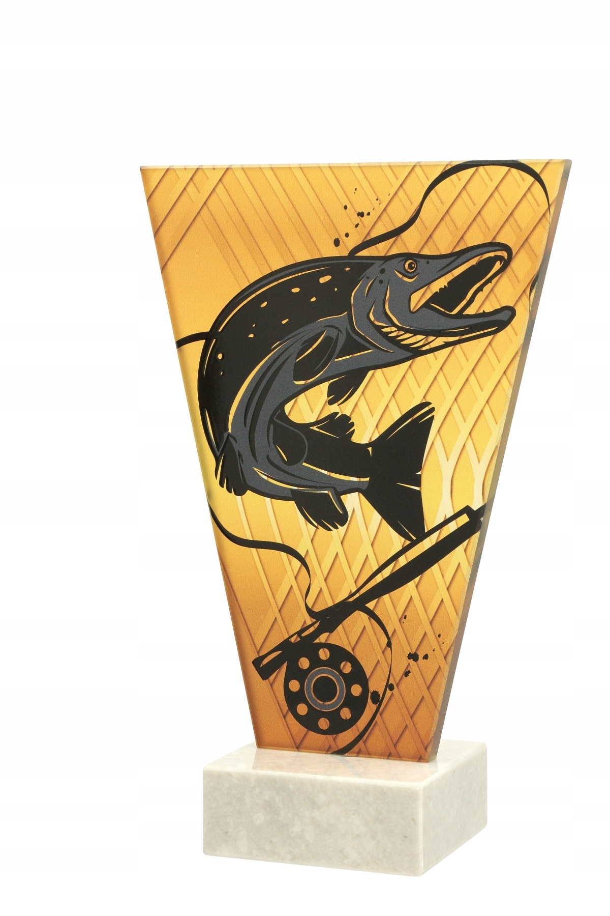 

Statuetka szklana wędkarstwo ryba 22,5cm