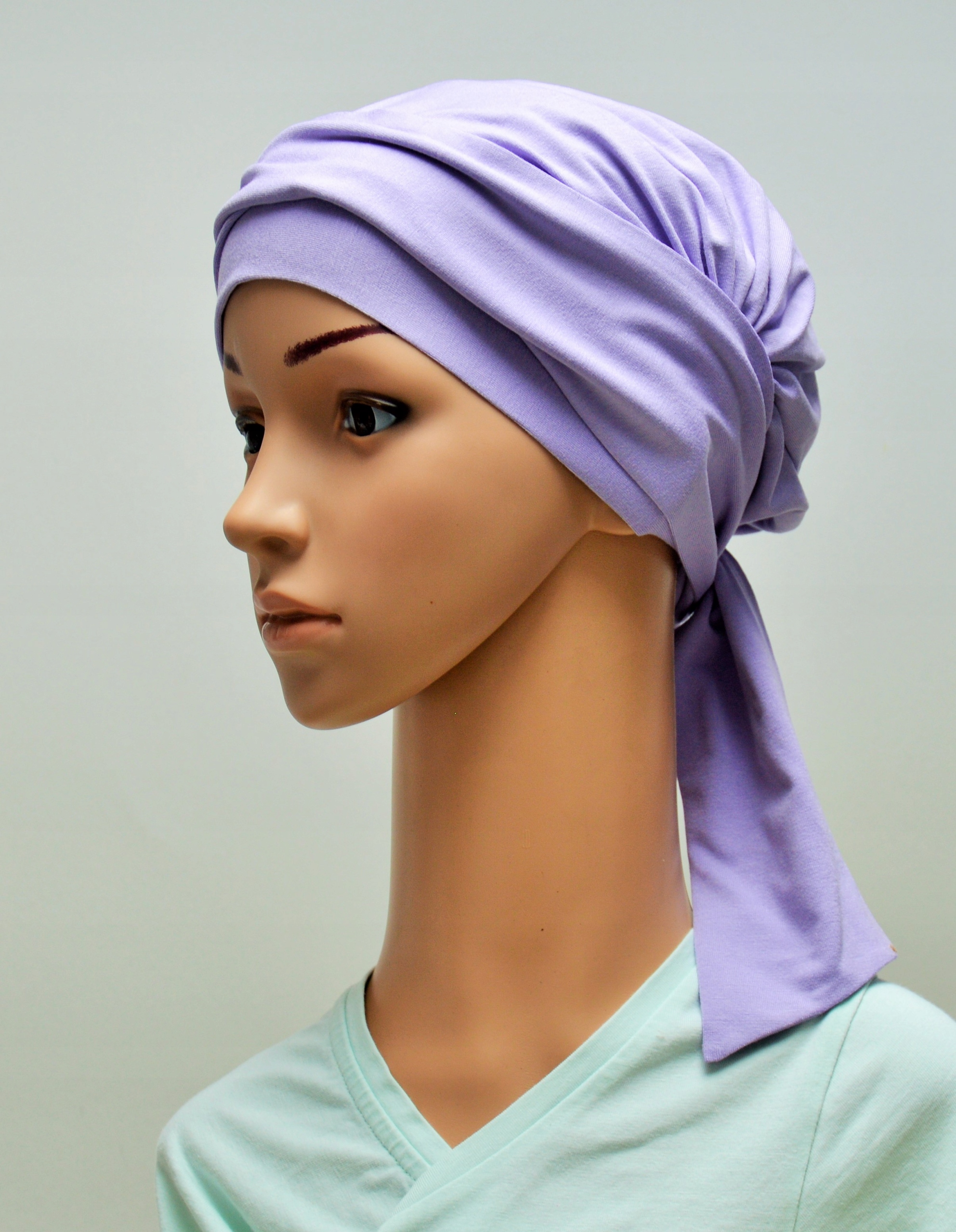 

Turban Lara we-179 lila modne chusty Eva Design