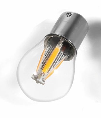 LED 4 COB FILAMENT PY21W BAU15S 1156 POMARAŃCZOWA