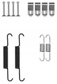 Szczęki + sprężynki hamulcowe Chevrolet CAPTIVA Opel ANTARA Szerokość 188 mm