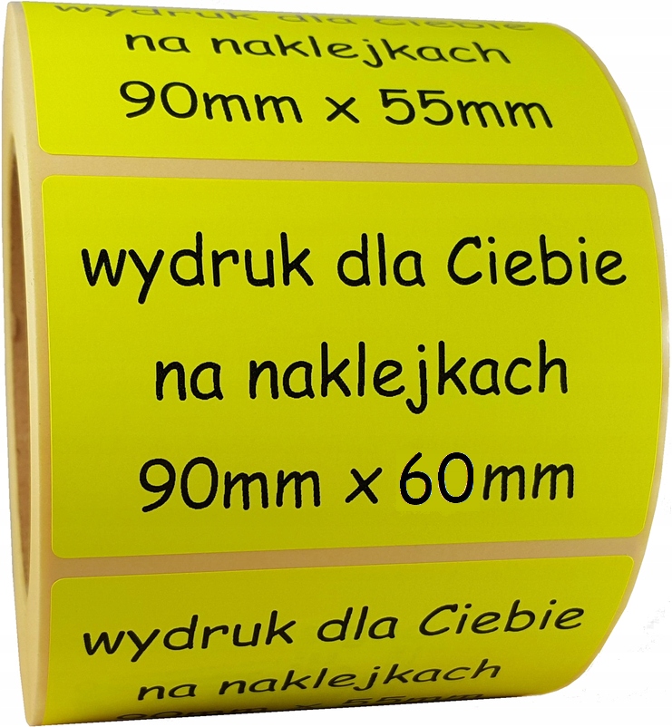 

90x60mm naklejki etykiety nalepki z nadrukiem
