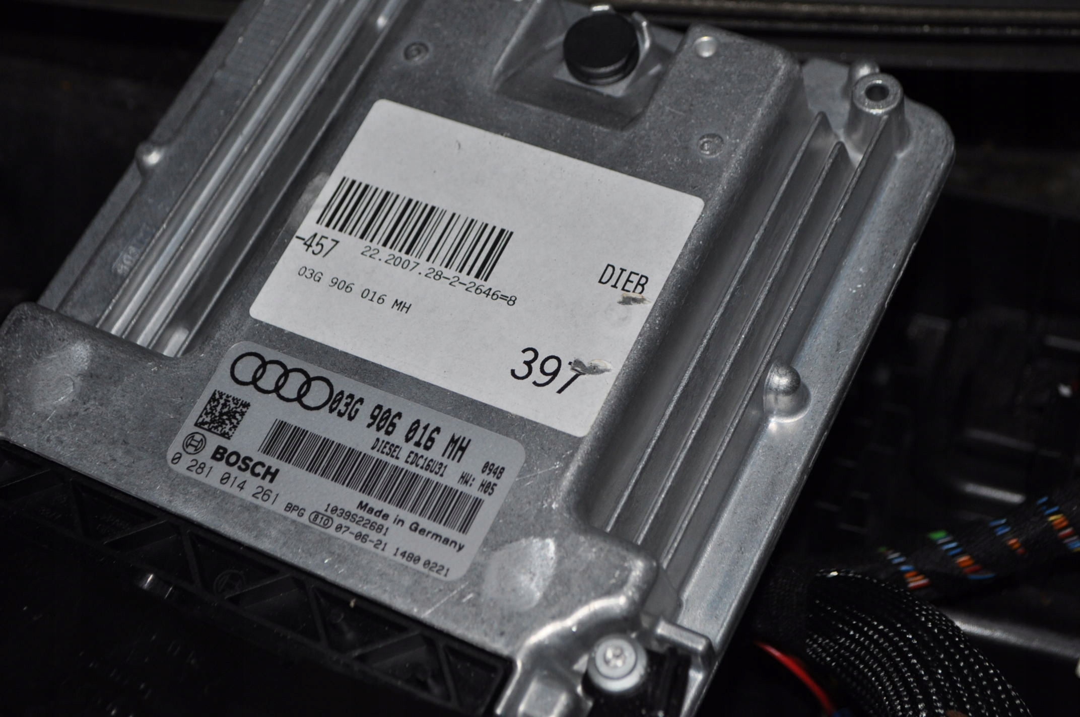 Audi a6 c6 компьютер контроллер двигателя 03g906016mh