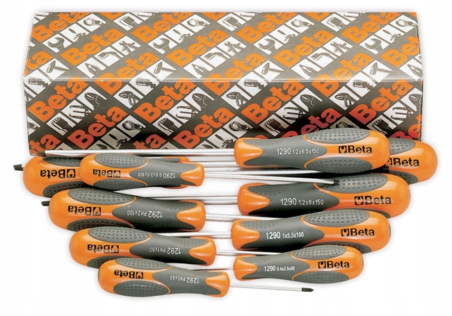 Набор плоских отверток PH 10 PCS BETA 1293 / S10