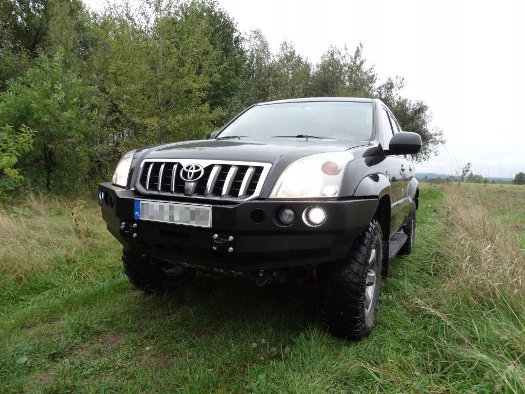 ZDERZAK PRZÓD TOYOTA LAND CRUISER 120 STALOWY 4X4