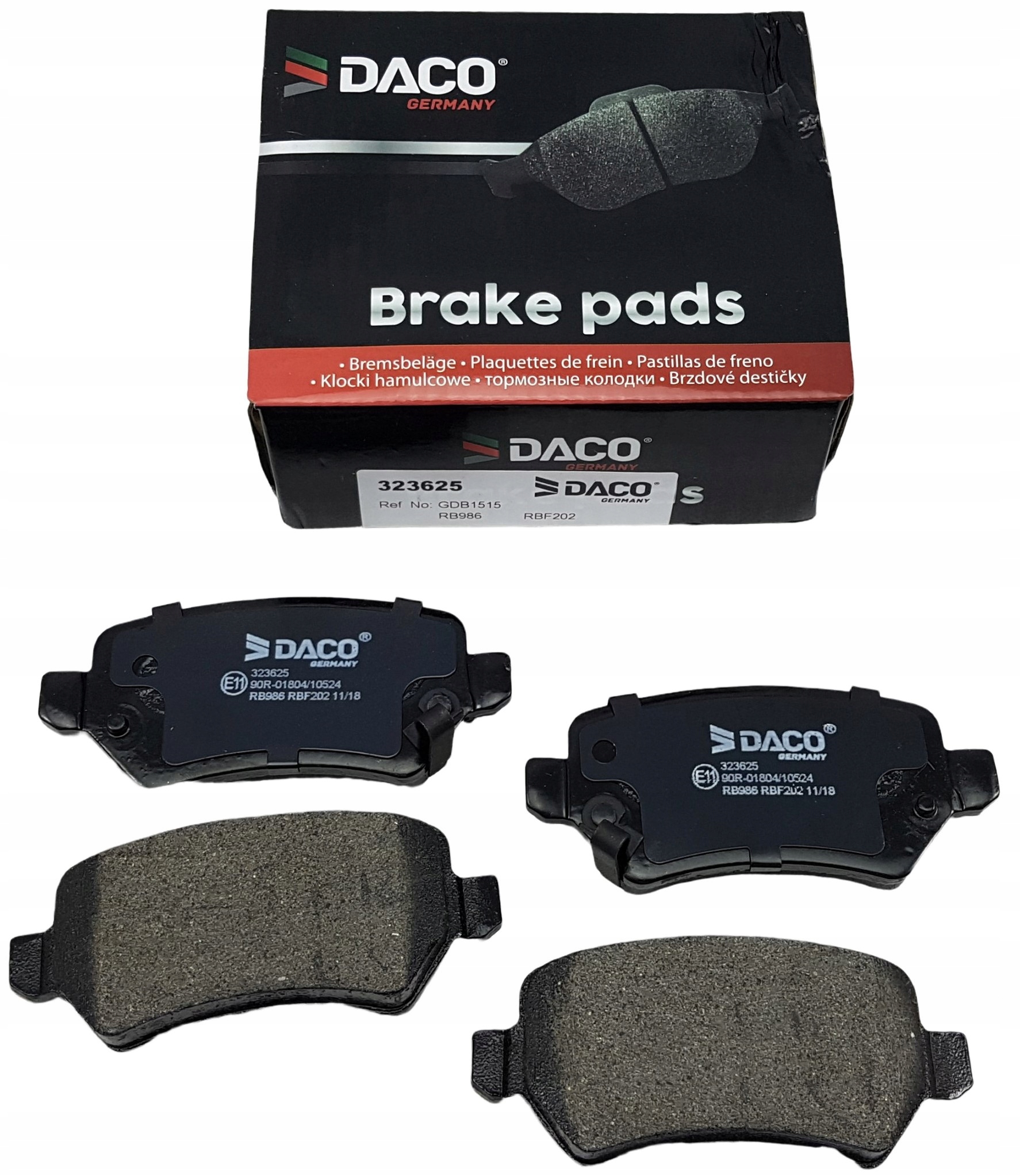 

Klocki Ham. Opel Astra G H, Meriva A B, Zafira A B