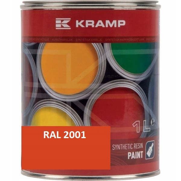 

Lakier, farba Ral 2001 pomarańczowy ceglasty 1L