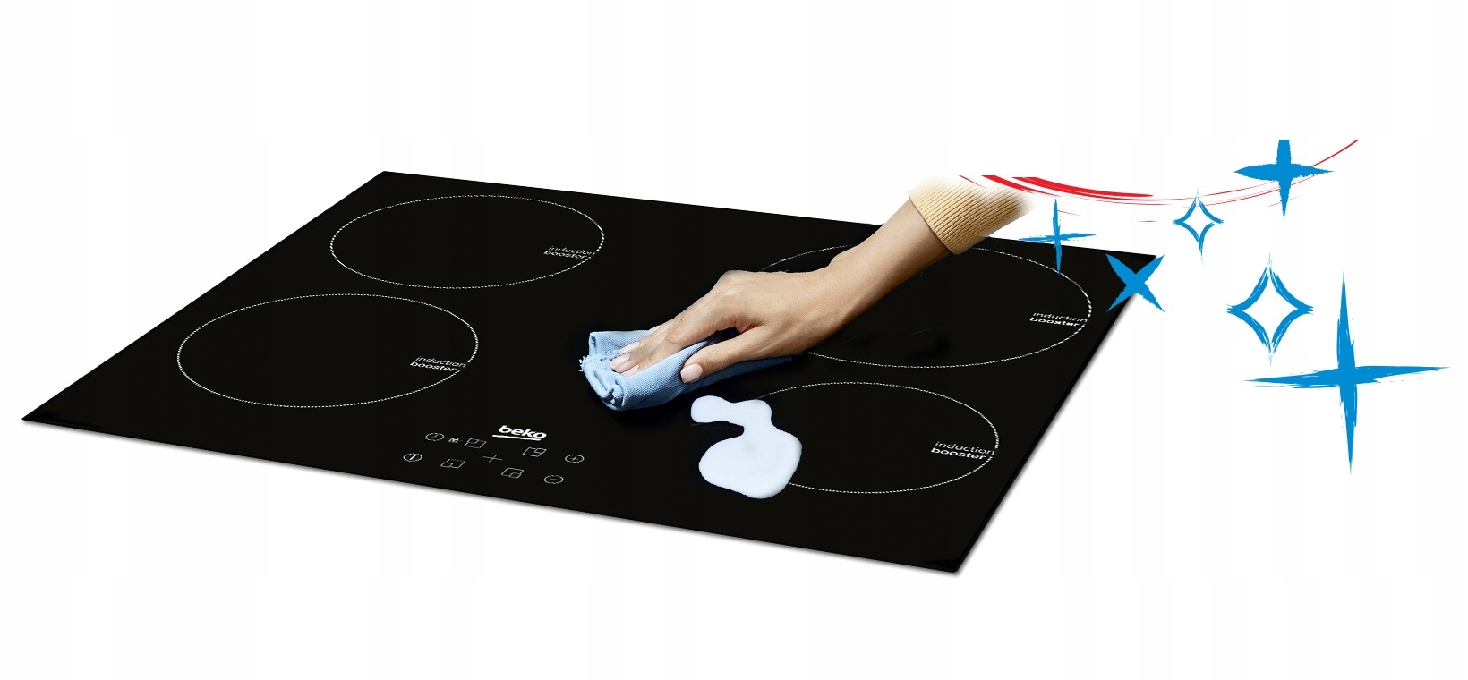 Płyta ceramiczna BEKO HIC 64400 E 60 cm Czarna Model HIC64400E