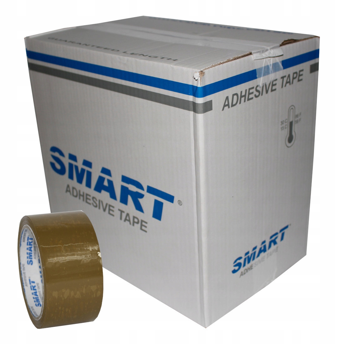 Taśma Pakowa 48/50 Smart Mocna Kauczuk Solvent Brązowa 48mm x 50y kart. 36x