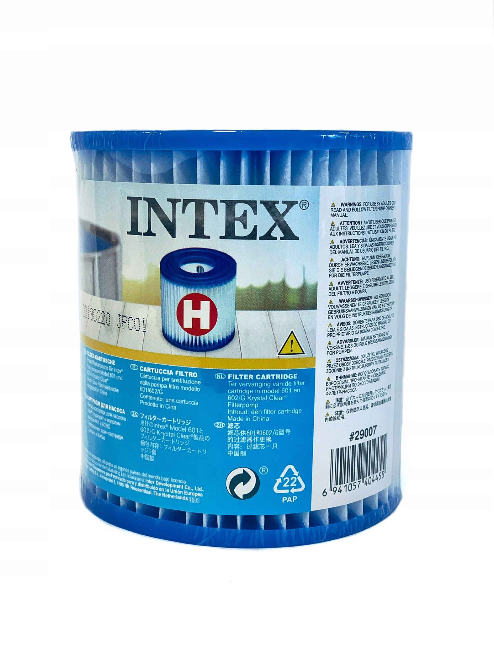 

Intex Filtr Typ H Wkład Do Pompy Basenowej 29007