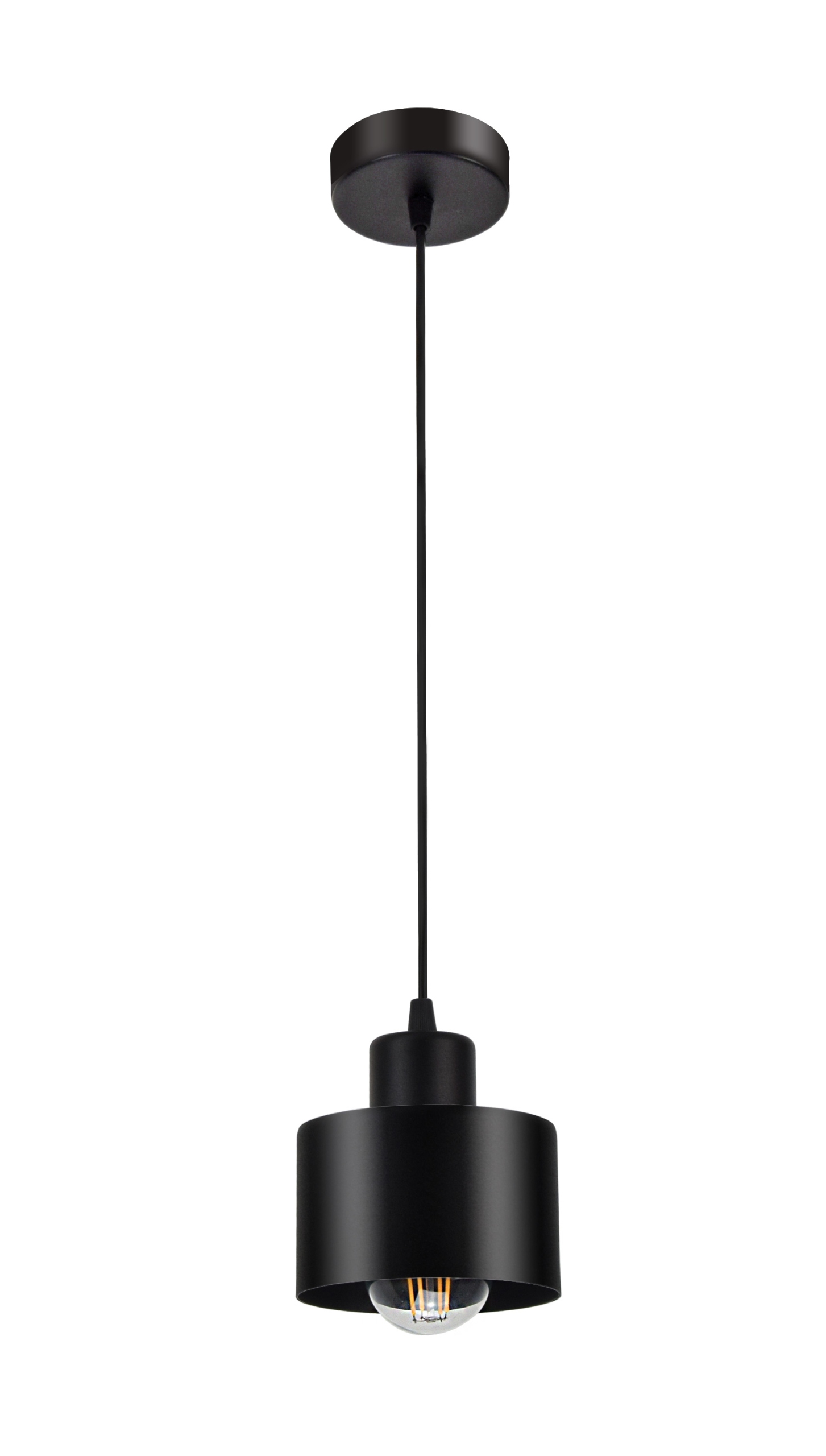 LAMPA SUFITOWA PLAFON ŻYRANDOL LOFT EDISON LED Średnica/szerokość klosza 12 cm