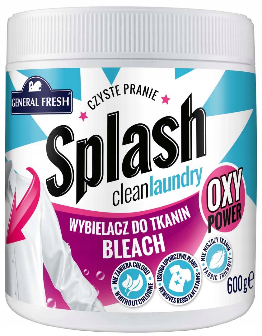

Wybielacz w proszku General Fresh Splash 600g